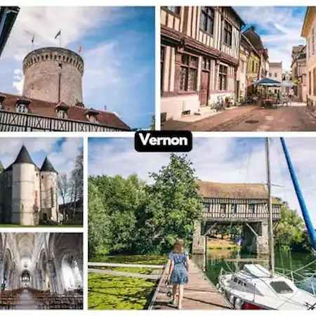 Apartment T2 Avec Jacuzzi Et Jardin Pres De Giverny Et De La Roche-guyon *